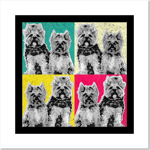 Yorkshire Terrier dog retro Wall Art by SerenityByAlex